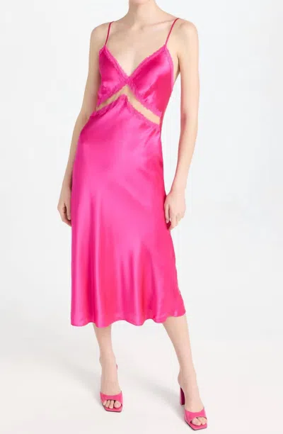 Cami Nyc Delfina Dress In Neon Pink