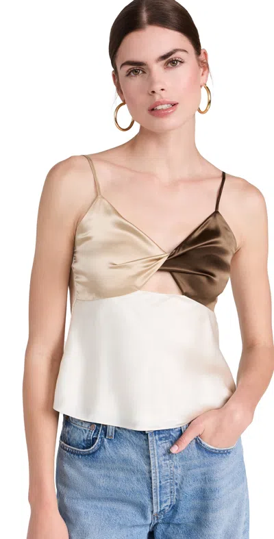 Cami Nyc Edith Cami Neutral Colourblock