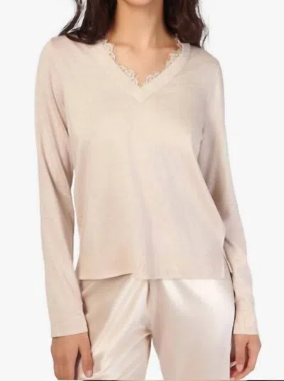 Cami Nyc Edwina Sweater With Lace In Oat In Neutral