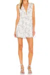 Cami Nyc Egle Dress In Denim Flower In Multi