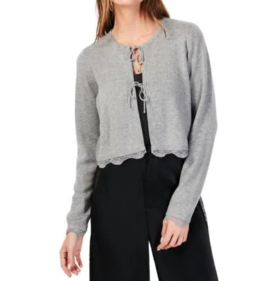 Cami Nyc Elaine Cardigan In Alloy In Gray