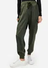 Cami Nyc Elsie Stretch Silk Joggers In Green