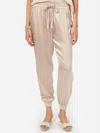 Cami Nyc Elsie Stretch Silk Joggers In Multi