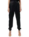 Cami Nyc Elsie Stretch Silk Joggers In Black