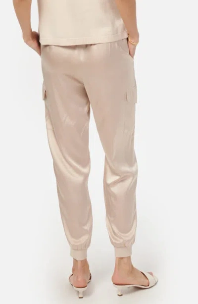 Cami Nyc Elsie Stretch Silk Joggers In Cannoli