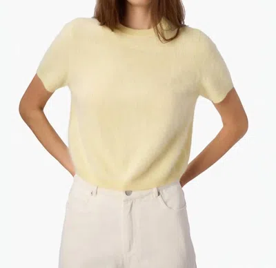 Cami Nyc Eugeney Cashmere Top In Custard In Yellow