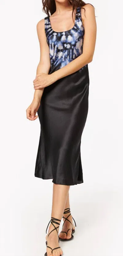 Cami Nyc Evelyn Dress In Dark Tie Dye In Multi