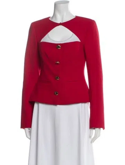 Pre-owned Cami Nyc Evening Jacket In Red