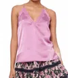 Cami Nyc Everly Cami Top In Mulberry In Pink