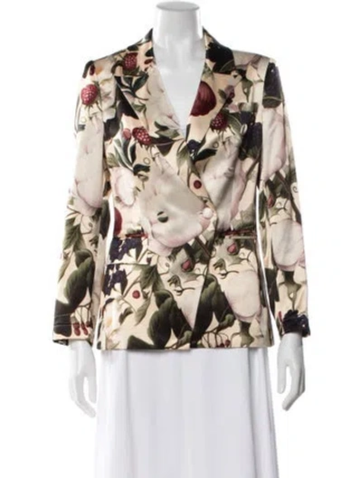 Pre-owned Cami Nyc Floral Print Blazer W/ Tags In Multi
