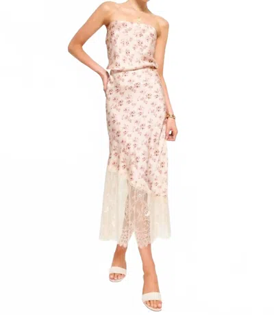 Cami Nyc Prima Hammered Strapless Cami In Dutch Fields In Neutral