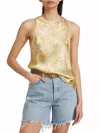 Cami Nyc Floriana Cami Top In Yellow Primavera In Multi