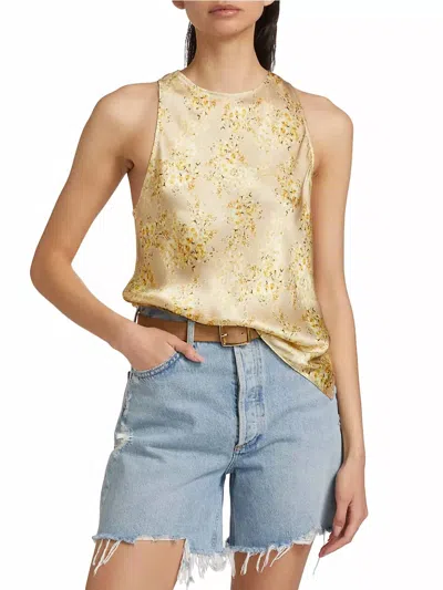 Cami Nyc Floriana Cami Top In Yellow Primavera In Multi