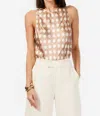 CAMI NYC FLORIANA CAMISOLE MACRO DOT IN BEIGE