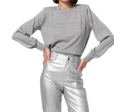 Cami Nyc Gama Sweater In Silver Metallic