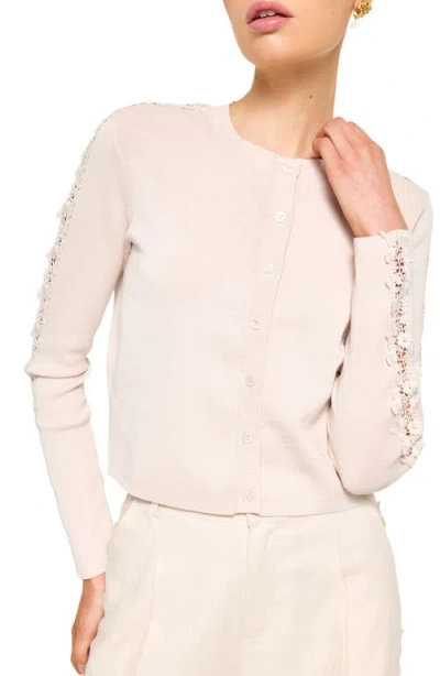 Cami Nyc Garcia Cotton Blend Cardigan In Bone