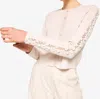 Cami Nyc Garcia Crewneck Cardigan In Bone In Neutral