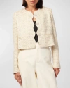 CAMI NYC GISELLE CROPPED TWEED BLAZER