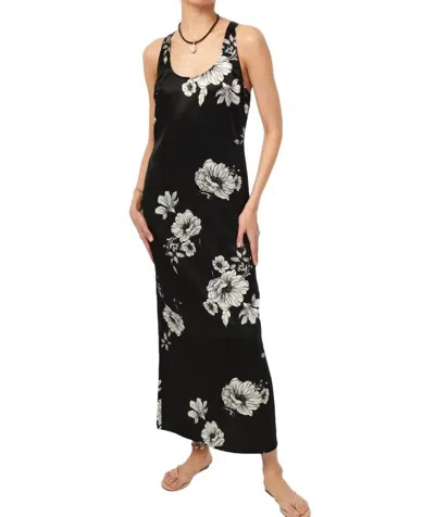 CAMI NYC HANSEN DRESS IN BLACK BOTANICAL