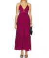 Cami Nyc Heather Maxi Dress In Calla Lilly In Pink