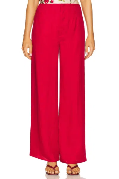 Cami Nyc Iracemi High Rise Pant In Campari In Red