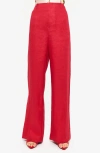 Cami Nyc Iracemi High Rise Linen Pant In Campari