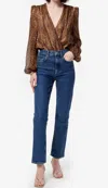 Cami Nyc Isa Bodysuit In Animal Print In Multi
