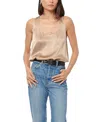 Cami Nyc Jane Silk Charmeuse Tank In Champagne
