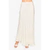 Cami Nyc Jayna Metallic Maxi Skirt In Cream