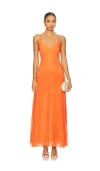 Cami Nyc Jennelyn Chiffon Pleated Gown