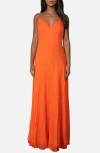 Cami Nyc Jennelyn Chiffon Pleated Gown