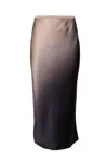 Cami Nyc Jessica Skirt In Navy Ombré In Gray