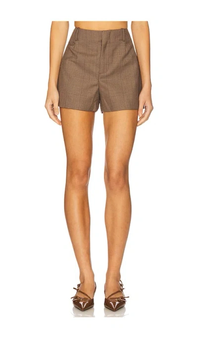 Cami Nyc Jolie Plaid Short In Black