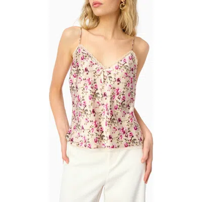 Cami Nyc Judy Lace Trim Camisole In Pink