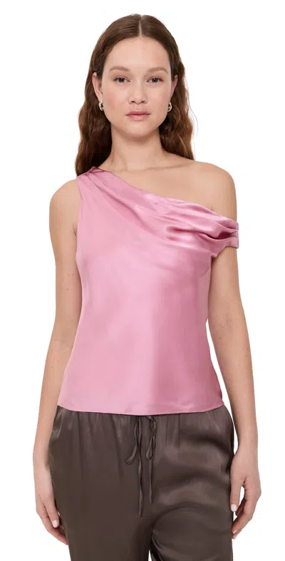 Cami Nyc Kayo Silk Top Rosebud In Pink