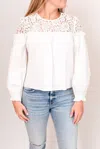 Cami Nyc Lacie Top In White In White