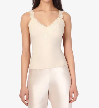 Cami Nyc Lani Rib Knit Tank Top In Bone