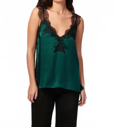 Cami Nyc Lauren Silk Cami In Green In Purple