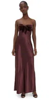 Cami Nyc Lavinia Gown Cranberry In Brown