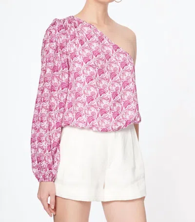 Cami Nyc Lenore Top In Pansy Paisley Pink In Multi