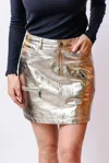 Cami Nyc Letica Skirt In Metallic In Multi