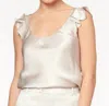 Cami Nyc Liana Top In Dove In Grey