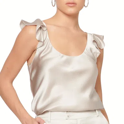 Cami Nyc Liana Top In Dove In Grey
