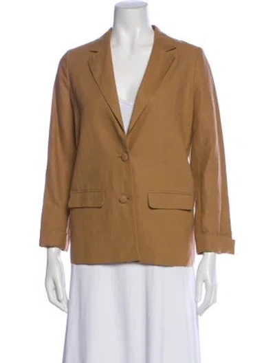Pre-owned Cami Nyc Linen Blazer In Neutral