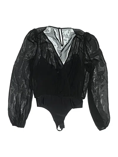 Pre-owned Cami Nyc Long Sleeve Blouse In Black