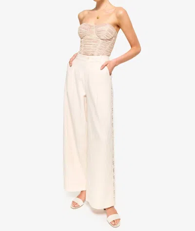 Cami Nyc Lorca High Rise Linen Pants In Bone In Neutral