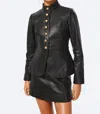 Cami Nyc Lorraine Genuine Leather Jacket In Black In Black