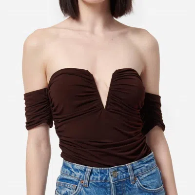 CAMI NYC LOUIS BODYSUIT IN CLOVE