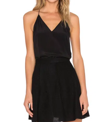Cami Nyc Madison Velvet Cami Top In Black