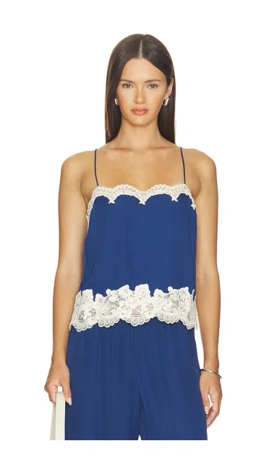 Cami Nyc Maiya Chiffon Camisole In Blue